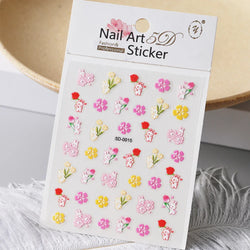 1Pc Summer Nail Art Sticker Lemon Nail Decal Nail Art Supplies Cute Fruit Strawberry Cherry Watermelon Avocado Lemon Nail Design (ONLINE ORDER ONLY)