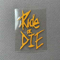 Ride Or Die Sticker For  Bicycle Waterproof Vinyl Decal (Online Order Only)