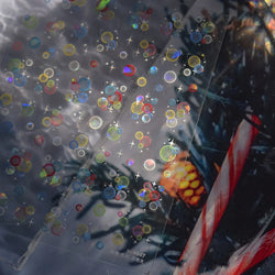 Colorful Bubbles Star Shiny Dreamy Glass Shards Flat 5D Soft Embossed Relief Self Adhesive Nail Art Sticker Chic Manicure Decal (ONLINE ORDER ONLY)