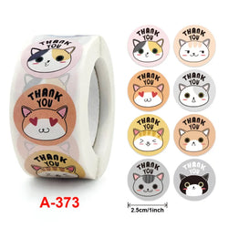 50-500pcs Cartoon Cute Sticker Children Reward Encouragement Sticker Birthday/holiday Party Gift Packaging Sealing Decor Lables (ONLINE ORDER ONLY)
