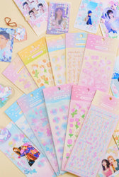 Lovely Sweet House Series Stickers Bubble Love Chain Scrapbooking Decorative Diary Album Stick Label Kawaii Korean Stationery (ONLINE ORDER ONLY)