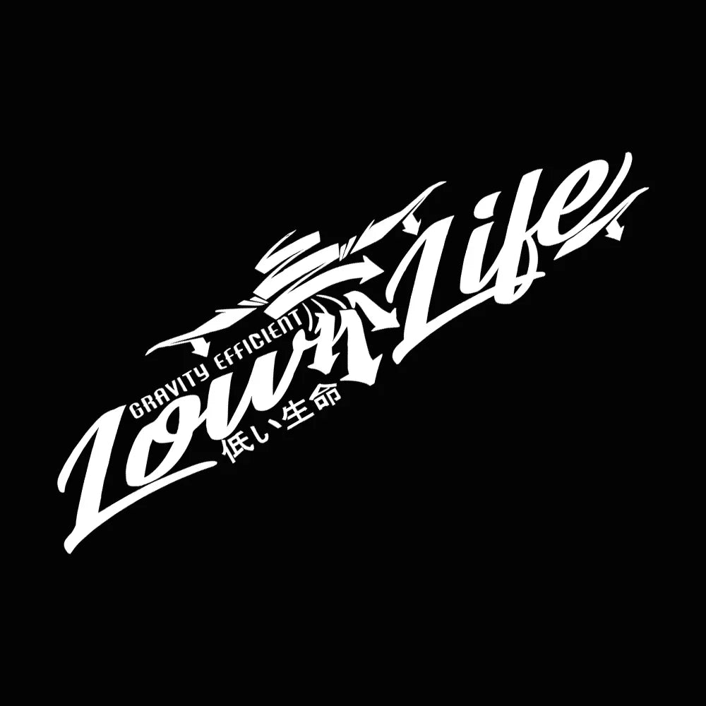 JDM Car Sticker Low Life Dropped Slammed Lowered Stance Slow Windshield Banner External Accessories Waterproof Vinyl Decals (ONLINE ORDER ONLY)