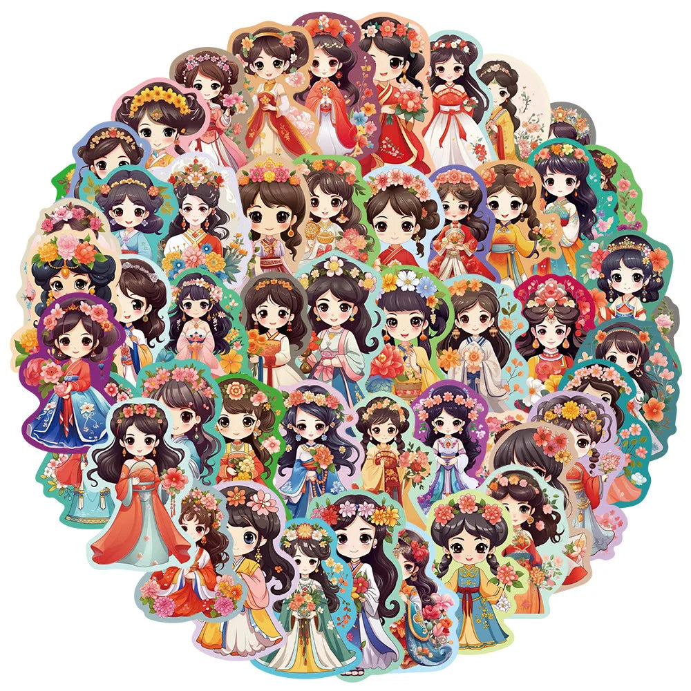 Cartoon Character Stickers Decal Set for Laptop, Motorcycle, Luggage, Snowboard, Fridge, Car (ONLINE ORDER ONLY)