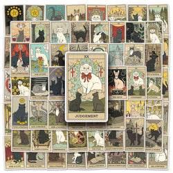 50Pcs Tarot Cartoon Stickers Waterproof DIY Decals (Online Order Only)