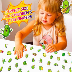 10/50PCS Funny Cartoon Pickle Cucumbers Graffiti Stickers Decals Kids Toy Laptop Scrapbook Phone Suitcase Decoration Sticker (ONLINE ORDER ONLY)