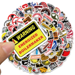 98PCS Funny Hard Hat and Construction Worker Stickers (Online Order Only)