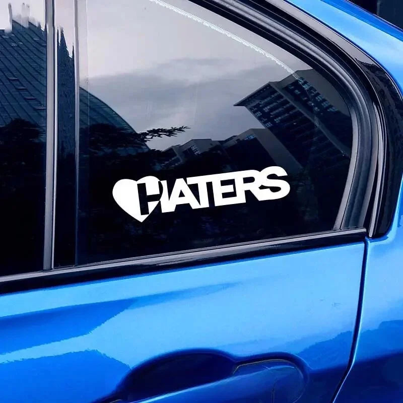 “HATERS" Stickers，cool and fashion stickers for Cars, Trucks, Walls, Laptops, Windows, Motorcycles, Bumpers Or Crafts (ONLINE ORDER ONLY)