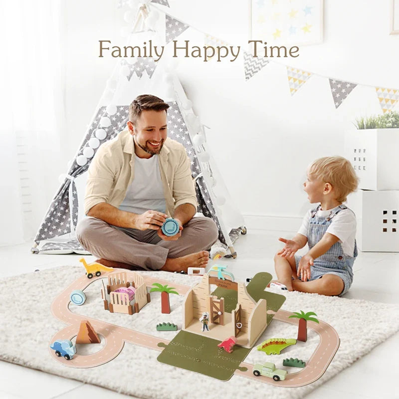 Montessori Wooden Dinosaur Set (ONLINE ORDER ONLY)