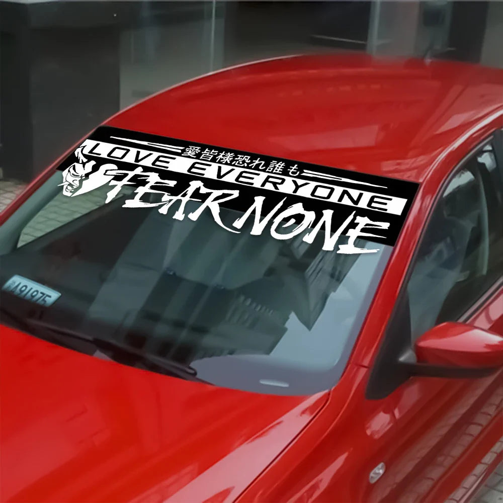 Love Everyone JDM Car Stickers for Drift Stance Anime Sticker Dream Build Escape After The File Glass Decoration Vinyl Decals (ONLINE ORDER ONLY)