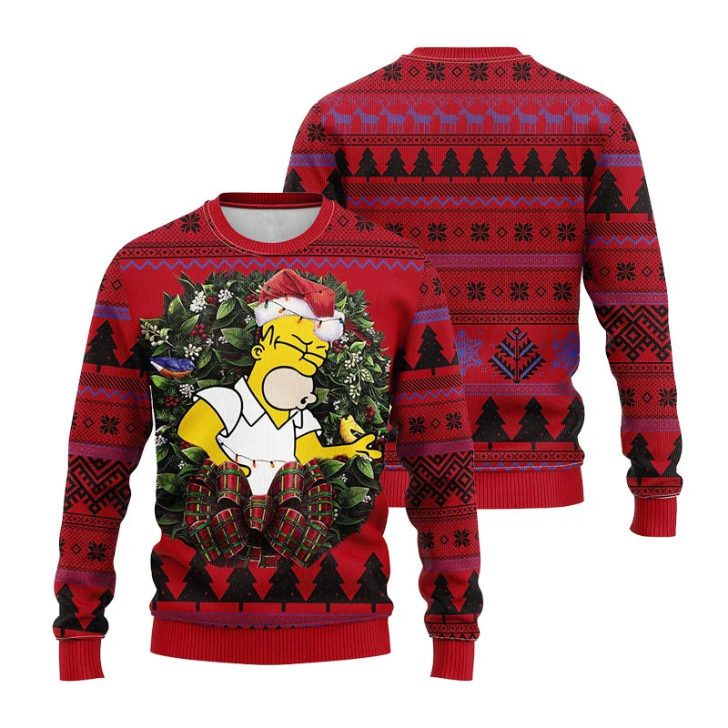 Simpsons Ugly Christmas Sweater - The Simpsons (ONLINE ORDER ONLY)