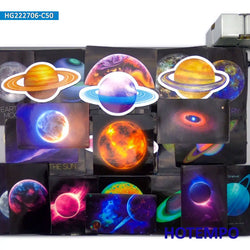 50Pieces Universe Galaxy Planet Star Space Explore Waterproof Stickers for Luggage Bike Motorcycle Car Phone Laptop Sticker Toys (ONLINE ORDER ONLY)