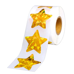 100-500pcs Holographic Silver Star Stickers For Kids Reward 1inch Foil Star Stickers Labels For Wall Crafts Classroom Supplies (ONLINE ORDER ONLY)