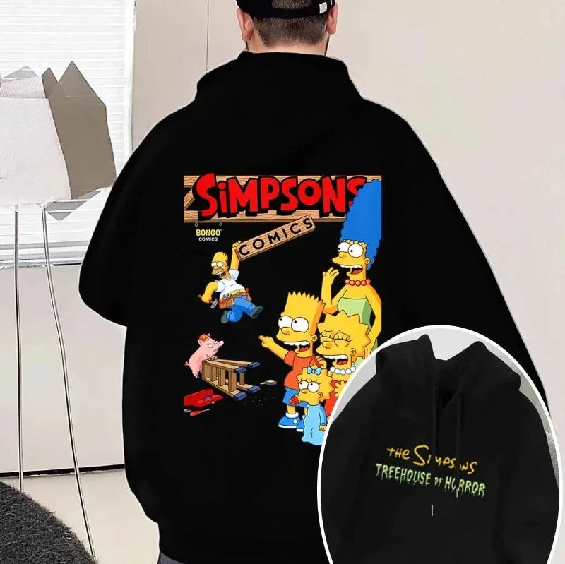 Simpsons Fleece Hoodie - Merry Christmas (ONLINE ORDER ONLY)