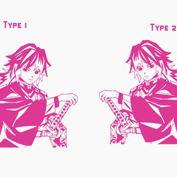 Large Anime Car Sticker Swordsme Exterior Accessories Bodywork Styling Hood Decoration Automobile Parts Die Cutting  Vinyl Decal (ONLINE ORDER ONLY)
