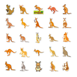 10/50Pcs Kangaroo Stickers Planner Decoration DIY /hand Book Diary Journal Stationery Animal Sticker Kawaii Stickers (ONLINE ORDER ONLY)