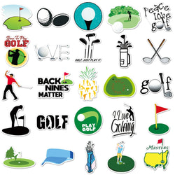 10/50Pcs Cartoon Golf Sport Graffiti Stickers Laptop Fridge DIY Guitar Luggage Phone Decals Sticker Kid Toy Gift (ONLINE ORDER ONLY)