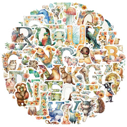 Cartoon Animal Graffiti Stickers for Laptop, Car, Fridge, DIY Vinyl 10/30/52pcs (ONLINE ORDER ONLY)