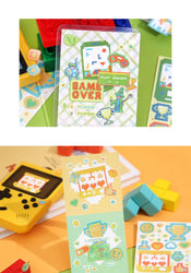 1pc Cute Pixel Candy Series Decorative Stickers Planner Journal Collage DIY idol card Material Sticker Kawaii Korean Stationery (ONLINE ORDER ONLY)