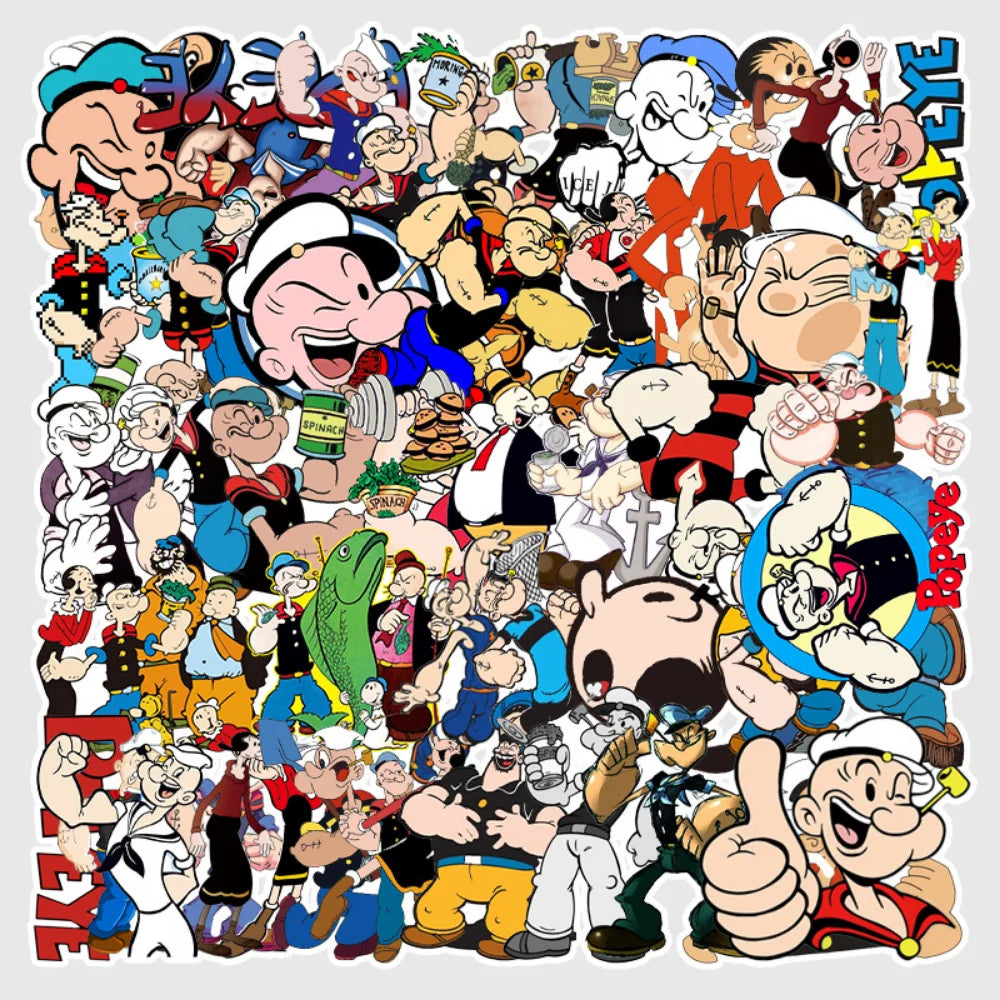 10/50Pcs Cartoon Sailor Stickers Waterproof Decal Laptop Motorcycle Luggage Snowboard Fridge Phone Car Sticker 2023 (ONLINE ORDER ONLY)