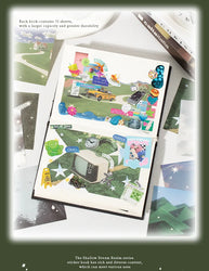 72pages/book Y2K Style Retro Cute Cut Film Sticker Book Planner Journal Handbook Scrapbooking Kawaii Decoration Sticker Gift (ONLINE ORDER ONLY)