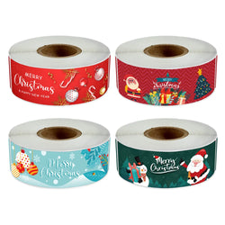 120pcs Christmas Snowman Adhesive Labels Stickers Gift Name Tags Merry Christmas Sticker Present Seal Decals Package Supplies (ONLINE ORDER ONLY)
