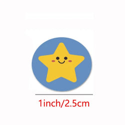 100-500pcs Children's Cartoon Animal Stickers Baby Stickers Kindergarten Inspirational Little Red Flower Reward Stickers (ONLINE ORDER ONLY)