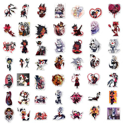 10/30/50/100pcs Anime HELLUVA Boss Graffiti Waterproof Stickers Notebook Laptop Suitcase Phone Cool Cartoon Sticker Kids Toys (Online Order Only)
