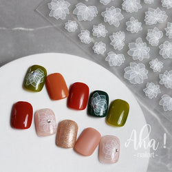 1pc Cute White Cloud Nail Stickers Ultra Thin Nail Art Stickers Self Adhesive Decals Star Moon/Flower/Clouds Kawaii Nail Decals (Online Order Only)