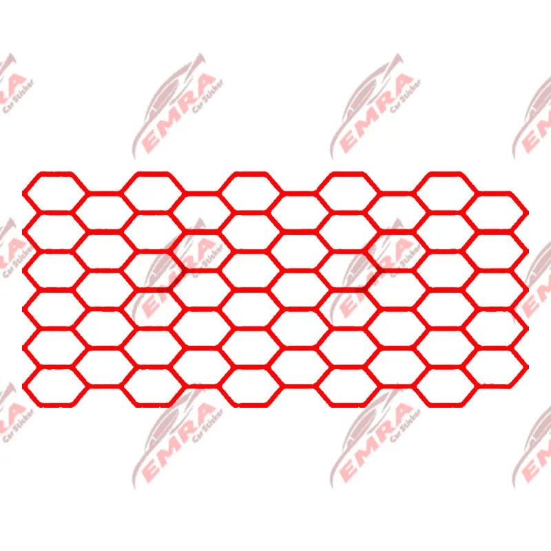 Honeycomb JDM Car Sticker External Accessories Sports Competition Style Decorative Die Cutting PVC Vinyl Decals Fits For Any Car (ONLINE ORDER ONLY)