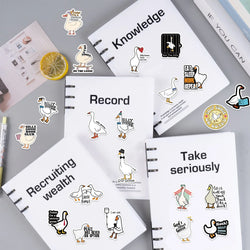 50PCS Cartoon Cute Silly Goose Sticker Decals Toys For Phone Laptop Luggage Skateboard Guitar DIY Graffiti Aesthetic Stickers (ONLINE ORDER ONLY)