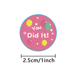 100-500pcs Children's Reward Stickers Cartoon Dinosaur Animal Stickers for Teachers To Encourage Students Reward Stickers 1 Inch (ONLINE ORDER ONLY)