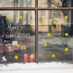 500pcs Exquisite Gold Powder Blank Love Stars Round Stickers Handmade Decoration Holiday Birthday Party Sealing Label Sticker (ONLINE ORDER ONLY)