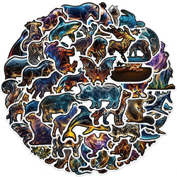10/30/50PCS Cool Neon Style Animal Sticker PVC Waterproof Graffiti Sticker DIY Fridge Stationery Phone Notebook Car Decals Toys (ONLINE ORDER ONLY)