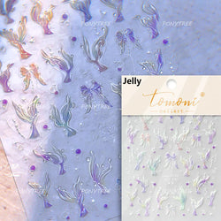Summer Beach Bikini Watermelon Strawberry Ice Cream Soda Coconut Tree Fan Juice Crab Nail Art Decoration Stickers Manicure Decal (ONLINE ORDER ONLY)