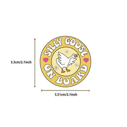 50PCS Cartoon Cute Silly Goose Sticker Decals Toys For Phone Laptop Luggage Skateboard Guitar DIY Graffiti Aesthetic Stickers (ONLINE ORDER ONLY)