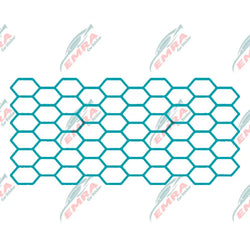 Honeycomb JDM Car Sticker External Accessories Sports Competition Style Decorative Die Cutting PVC Vinyl Decals Fits For Any Car (ONLINE ORDER ONLY)