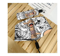One Piece Nika Luffy Fold Umbrella Automatic Sunscreen (ONLINE ORDER ONLY)