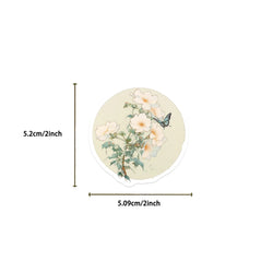 50PCS Ins Cute Butterfly Flower Cartoon Stickers Aesthetic DIY Diary Suitcase Scrapbook Phone Laptop Kawaii Decal Sticker (Online Order Only)