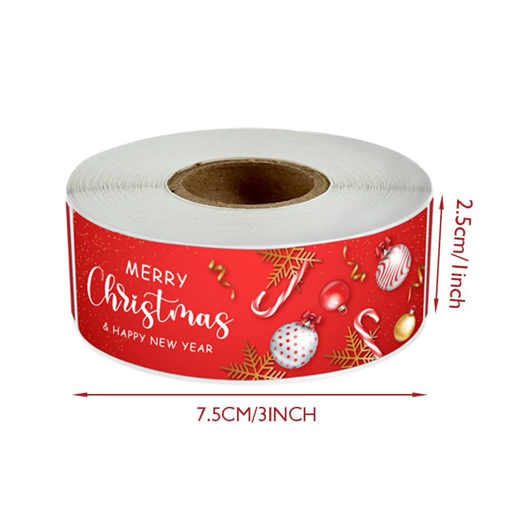 120pcs Christmas Snowman Adhesive Labels Stickers Gift Name Tags Merry Christmas Sticker Present Seal Decals Package Supplies (ONLINE ORDER ONLY)