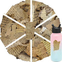 50pcs Retro Burned Phrase Stickers Vintage Fragments Decal for Notebook Envelope Skateboard Laptop Waterproof DIY Vinyl Sticker﻿ (ONLINE ORDER ONLY)