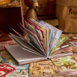 20 Pages Dream Language Series Cut Film Sticker Book Y2K Sticker Journal Handbook Scrapbooking Kawaii Decoration Sticker Gift (ONLINE ORDER ONLY)