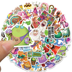 10/30/50PCS Game My Singing Monster Stickers Cartoon Decals Kids Toys Laptop Phone Luggage Skateboard Bike DIY Sticker Graffiti (ONLINE ORDER ONLY)