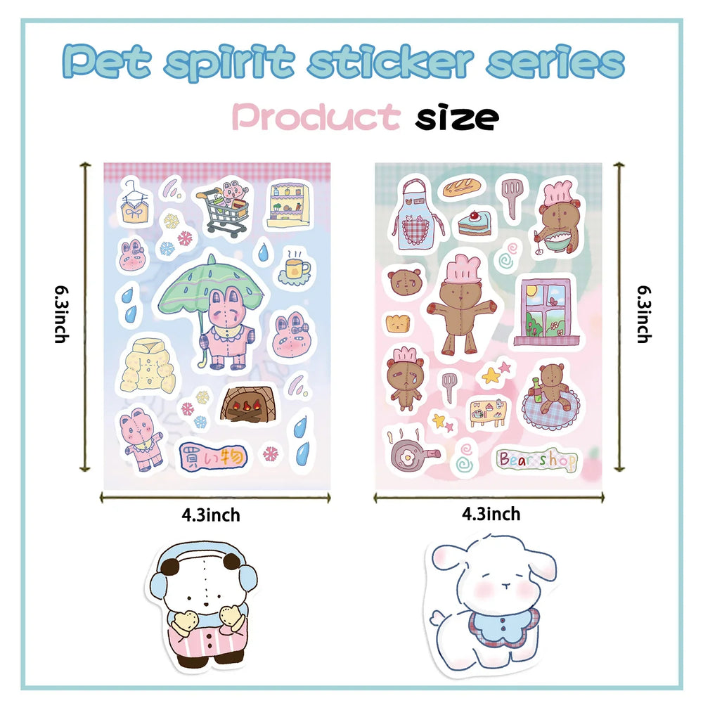 8/16/32pcs Animals Elephant Penguin Sticker Children DIY Puzzle Funny Assemble Stickers Kids Educational Toys Boys Girls Gifts﻿ (ONLINE ORDER ONLY)