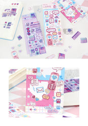 1pc Cute Pixel Candy Series Decorative Stickers Planner Journal Collage DIY idol card Material Sticker Kawaii Korean Stationery (ONLINE ORDER ONLY)