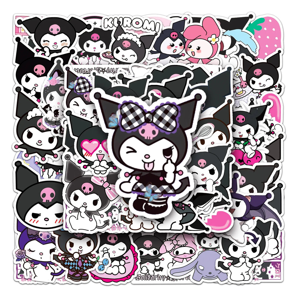 MINISO Kuromi Waterproof Vinyl Stickers 50Pcs (Online Order Only)