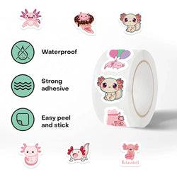 100-500pcs Cute Cartoon Stickers Children Reward Label Gift Scrapbooking Decoration Stationery Animals Sticker Toys (ONLINE ORDER ONLY)