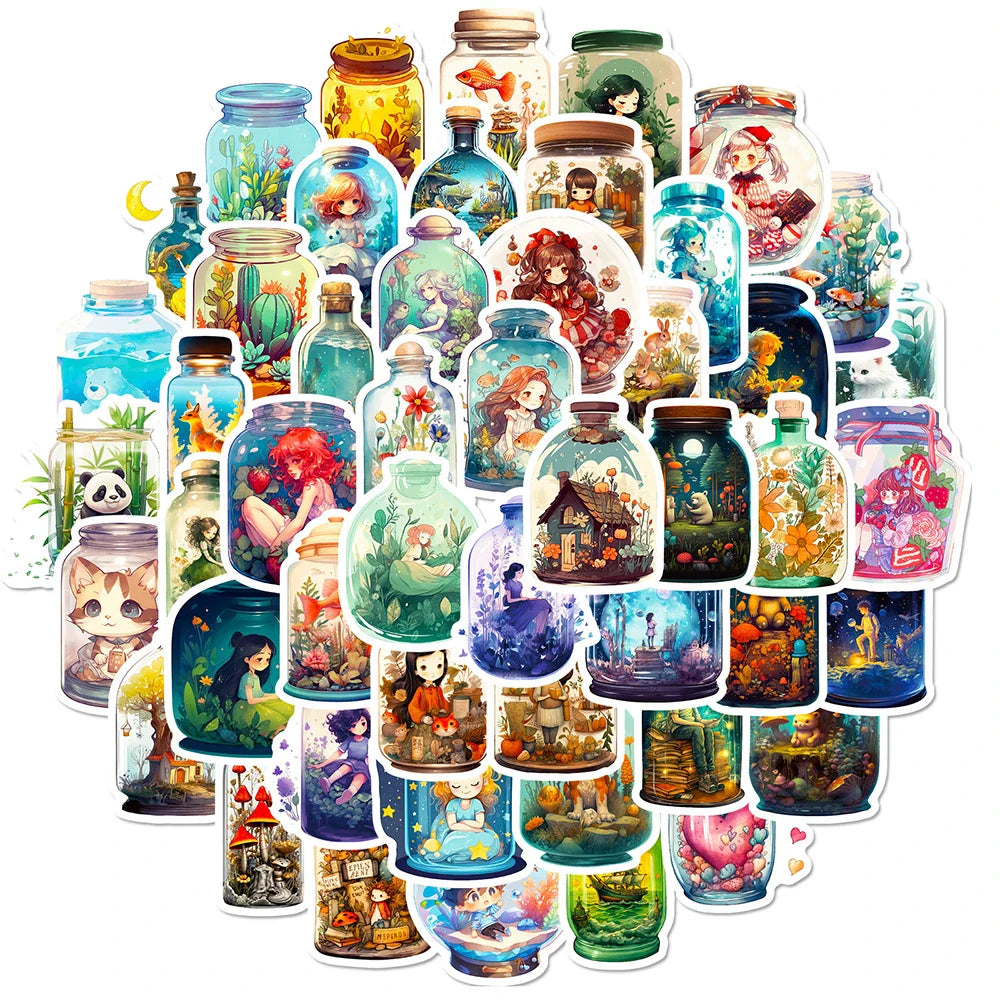 Cute Cartoon Stickers for Scrapbook, Notebook, Diary - 10/30/50PCS (ONLINE ORDER ONLY)