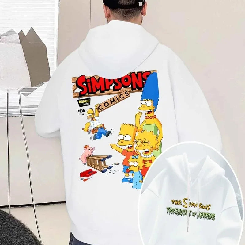 Simpsons Fleece Hoodie - Merry Christmas (ONLINE ORDER ONLY)