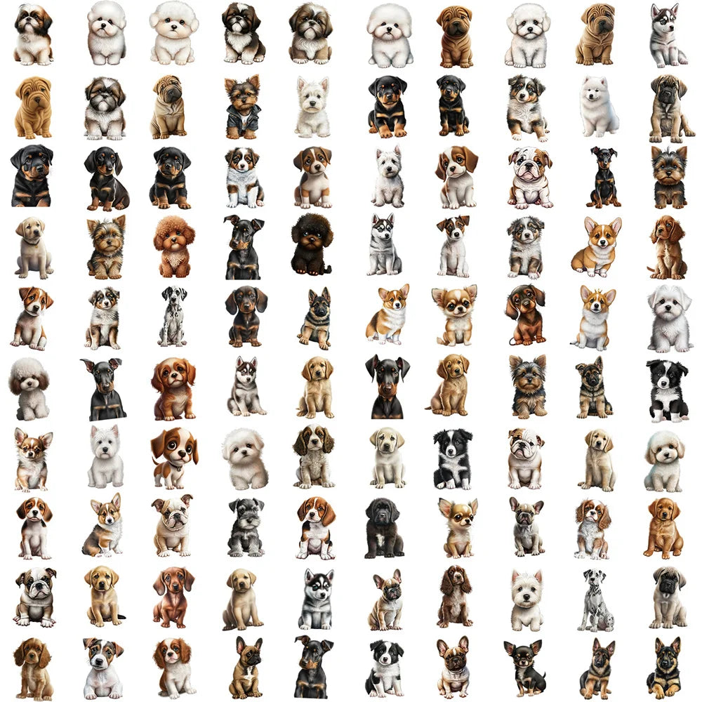 10/30/50PCS New INS Little Milk Dog Sticker Cartoon Creative Anime iPad Motorcycle Luggage Chair Decoration Waterproof Wholesale (ONLINE ORDER ONLY)