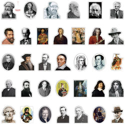 100Pcs Portraits of Celebrities Stickers Decals DIY Water Bottle Laptop Luggage Waterproof Cute Girls Stickers 2023 (Online Order Only)